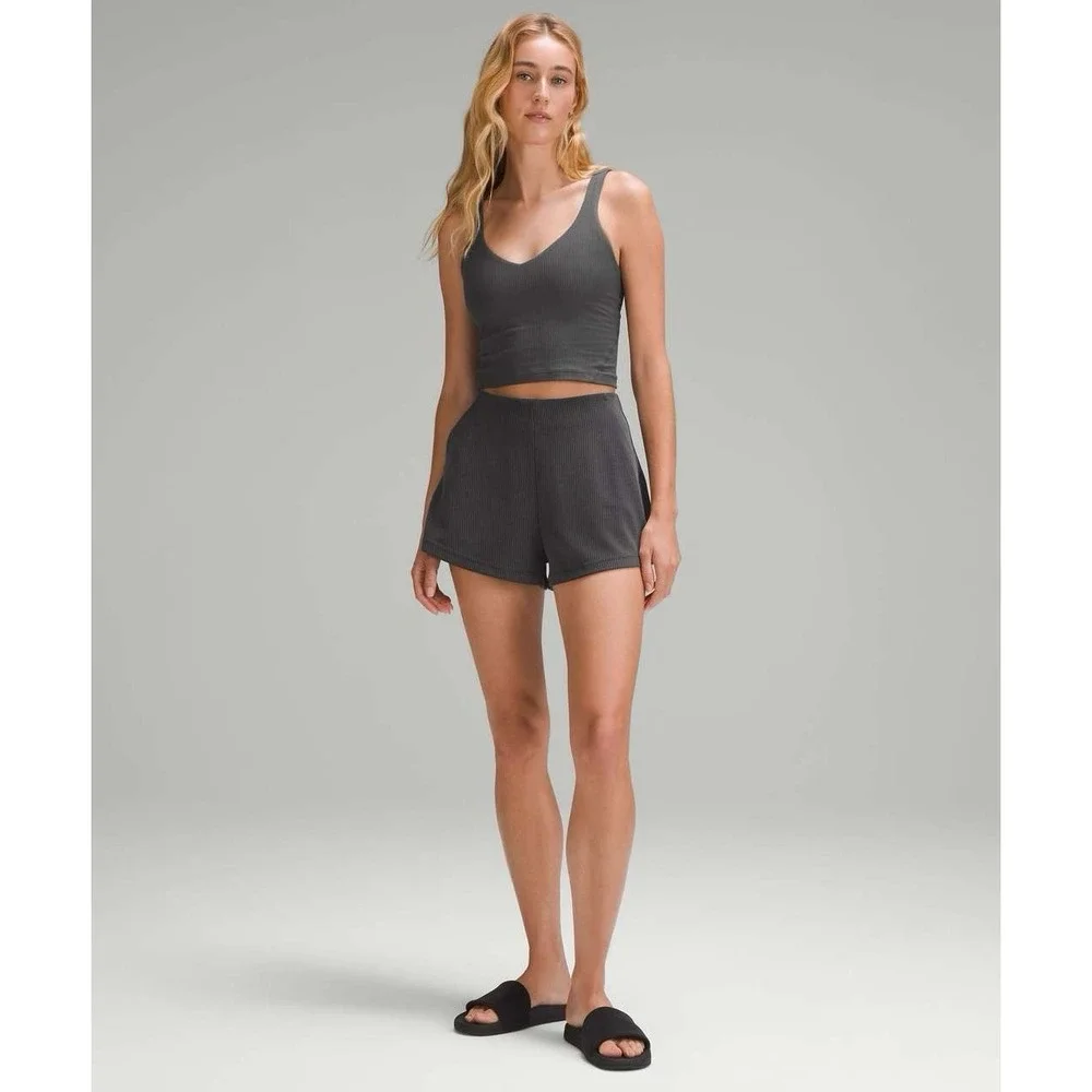 Lululemon Softstreme Ribbed High Rise Shorts 2